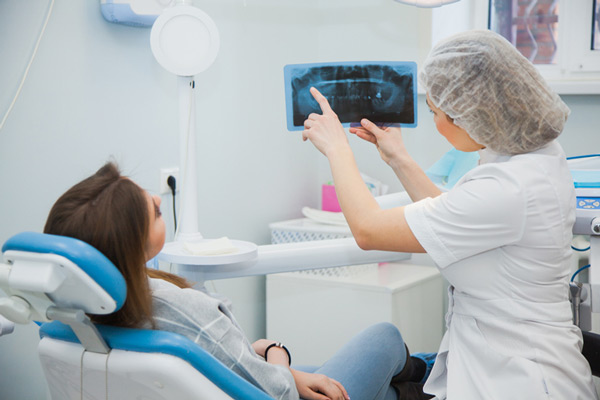 doctor treating her patient