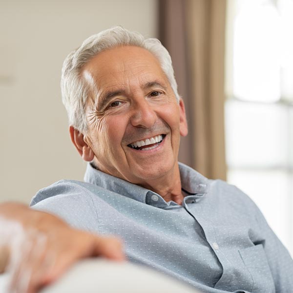 smiling senior man